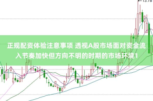 正规配资体验注意事项 透视A股市场面对资金流入节奏加快但方向不明的时期的市场环境1