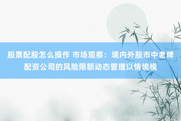 股票配股怎么操作 市场观察：境内外股市中老牌配资公司的风险限额动态管理以情境模